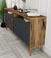Dulăpior Trendy Milano Walnut/Anthracit 180x78x35cm GTR001175 imaginea #3 — magazin online Desire.md