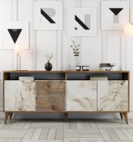 Dulăpior Trendy Milano Walnut/White Marble 180x78x35cm GTR001179 imaginea #1 — magazin online Desire.md