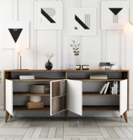 Dulăpior Trendy Milano Walnut/White 180x78x35cm GTR001178 imaginea #2 — magazin online Desire.md