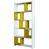 Etajeră Trendy Cutie White/Yellow 170x80x22cm GTR000448 imaginea #4 — magazin online Desire.md