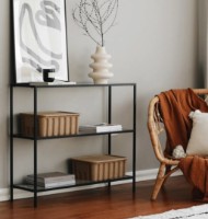 Etajeră Trendy D100 Black 100x85x30cm GTR001683