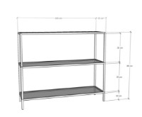 Etajeră Trendy D100 Black 100x85x30cm GTR001683 imaginea #7 — magazin online Desire.md