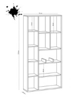 Etajeră Trendy Demios Dec0067 Sapphire Oak 170x75x18cm GTR006001 imaginea #3 — magazin online Desire.md