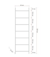 Etajeră Trendy Dinamic 05 Pine Atlantic 64x225x52cm GTR001854 imaginea #5 — magazin online Desire.md
