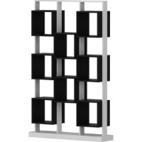 Etajeră Trendy Edge White/Black 188x120x29.5cm GTR006059 imaginea #2 — magazin online Desire.md