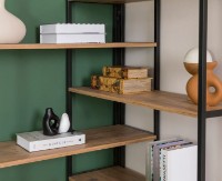 Etajeră Trendy Edra Rafix Pine Atlantic/Black 177x94x94cm GTR006079 imaginea #2 — magazin online Desire.md