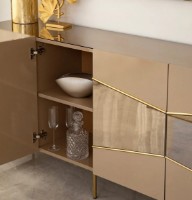 Тумба Trendy Nisa Bronze/Gold 180x80x40cm GTR001217 фото №2 — интернет-магазин Desire.md