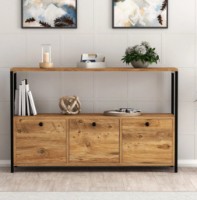 Dulăpior Trendy Nero V2 Pine Atlantic/Black 120x75x30cm GTR006241