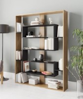 Стеллаж Trendy Esteban Oak/Black 120x156x22cm GTR006026