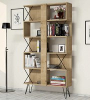 Etajeră Trendy Extra Oak/Black 167.3x90x22cm GTR000454 imaginea #2 — magazin online Desire.md