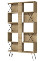 Etajeră Trendy Extra Oak/Black 167.3x90x22cm GTR000454 imaginea #5 — magazin online Desire.md