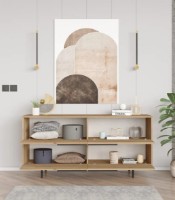 Dulăpior Trendy ON3-S Walnut 160x74.3x44.5cm GTR001206 imaginea #2 — magazin online Desire.md