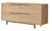 Dulăpior Trendy ON3-S Walnut 160x74.3x44.5cm GTR001206 imaginea #3 — magazin online Desire.md
