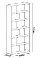 Etajeră Trendy Form White 188.6x90x25.4cm GTR006034 imaginea #3 — magazin online Desire.md