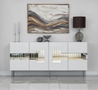 Dulăpior Trendy Paris White/Silver 180x80x40cm GTR001212 imaginea #1 — magazin online Desire.md