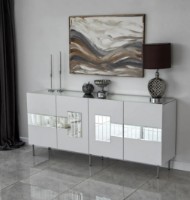 Dulăpior Trendy Paris White/Silver 180x80x40cm GTR001212 imaginea #2 — magazin online Desire.md