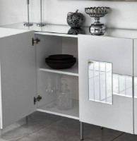 Dulăpior Trendy Paris White/Silver 180x80x40cm GTR001212 imaginea #3 — magazin online Desire.md