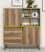 Dulăpior Trendy Puls Walnut/Yellow 115x100x30cm GTR006631