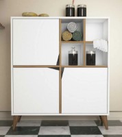 Dulăpior Trendy Puls White/Walnut 115x100x30cm GTR006625 imaginea #1 — magazin online Desire.md