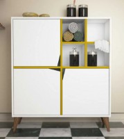 Dulăpior Trendy Puls White/Yellow 115x100x30cm GTR006627 imaginea #1 — magazin online Desire.md