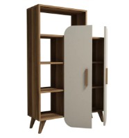 Etajeră Trendy Forma Walnut/Cream 132x90x32cm GTR000449 imaginea #4 — magazin online Desire.md