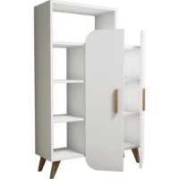 Etajeră Trendy Forma White/Walnut 132x90x32cm GTR000452 imaginea #6 — magazin online Desire.md