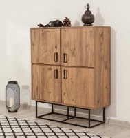 Dulăpior Trendy Quantum Solo Pine Atlantic/Black 115x93x36cm GTR006661 imaginea #3 — magazin online Desire.md