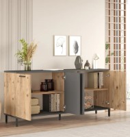 Dulăpior Trendy RL4-AA Pine Atlantic/Anthracit160x71x40cm GTR001202 imaginea #2 — magazin online Desire.md