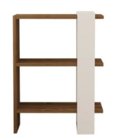 Etajeră Trendy Gaye Walnut/White 70x51.8x25cm GTR006035 imaginea #3 — magazin online Desire.md