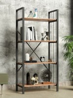 Etajeră Trendy GGMBTLKTP001 Oak/Grey 60x150x30cm GTR006477