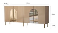 Dulăpior Trendy Roma Bronze/Gold 180x80x40cm GTR001220 imaginea #3 — magazin online Desire.md