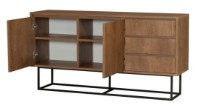 Dulăpior Trendy Ruba Walnut/Black 140x72x36cm GTR001226 imaginea #3 — magazin online Desire.md