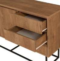 Dulăpior Trendy Ruba Walnut/Black 140x72x36cm GTR001226 imaginea #4 — magazin online Desire.md
