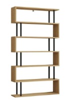 Etajeră Trendy Hector Sapphire Oak/Black 162.6x90x22cm GTR006017 imaginea #4 — magazin online Desire.md