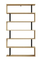 Etajeră Trendy Hector Sapphire Oak/Black 162.6x90x22cm GTR006017 imaginea #5 — magazin online Desire.md