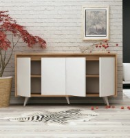 Dulăpior Trendy Shans Oak/White 140x86x40cm GTR006275 imaginea #2 — magazin online Desire.md