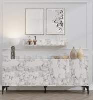 Dulăpior Trendy Stella Carrara Marble 180x55x40cm GTR006276