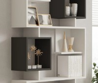 Стеллаж Trendy Icardi White/Anthracit 171.9x90x24.6cm GTR006042 фото №3 — интернет-магазин Desire.md