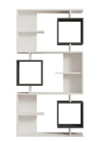 Стеллаж Trendy Icardi White/Anthracit 171.9x90x24.6cm GTR006042 фото №5 — интернет-магазин Desire.md