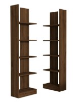 Etajeră Trendy Ikiz Walnut 100x180x25.8cm GTR006046 imaginea #3 — magazin online Desire.md