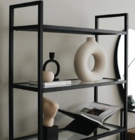 Etajeră Trendy K100 Black 165x80x30cm GTR000505 imaginea #2 — magazin online Desire.md