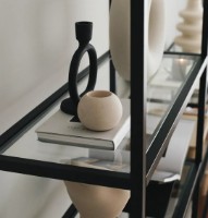 Etajeră Trendy K100 Black 165x80x30cm GTR000505 imaginea #3 — magazin online Desire.md