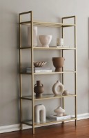 Etajeră Trendy K101 Gold 165x80x30cm GTR000506 imaginea #1 — magazin online Desire.md