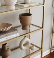 Etajeră Trendy K101 Gold 165x80x30cm GTR000506 imaginea #2 — magazin online Desire.md