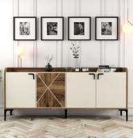 Dulăpior Trendy Venedik Walnut/Cream 180x78x35cm GTR001184 imaginea #1 — magazin online Desire.md