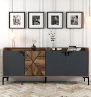 Dulăpior Trendy Venedik Walnut/Anthracit 180x78x35cm GTR001182 imaginea #1 — magazin online Desire.md