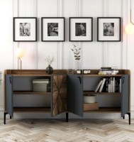 Dulăpior Trendy Venedik Walnut/Anthracit 180x78x35cm GTR001182 imaginea #2 — magazin online Desire.md