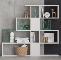 Etajeră Trendy Karlin White 109x120x20cm GTR000406