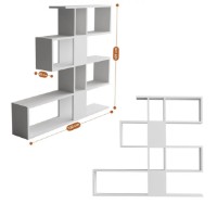 Etajeră Trendy Karlin White 109x120x20cm GTR000406 imaginea #4 — magazin online Desire.md