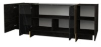 Dulăpior Trendy Veyron Black/Gold 180x75x46cm GTR006614 imaginea #4 — magazin online Desire.md